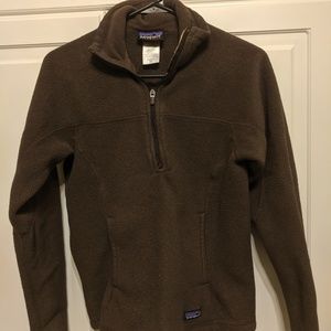 Brown Patagonia Pullover Quarter Zip
